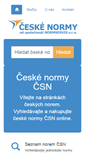 Mobile Screenshot of ceske-normy.cz