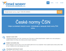 Tablet Screenshot of ceske-normy.cz